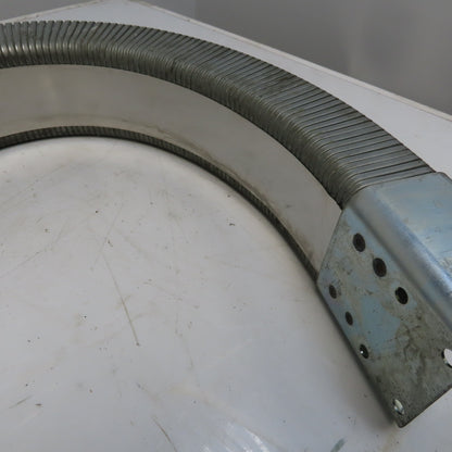 3" x 4" x 48" Flexible Steel Feed Thru Wire Cable Carrier Energy Chain W/Anchors