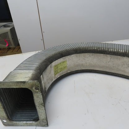 3" x 4" x 48" Flexible Steel Feed Thru Wire Cable Carrier Energy Chain W/Anchors