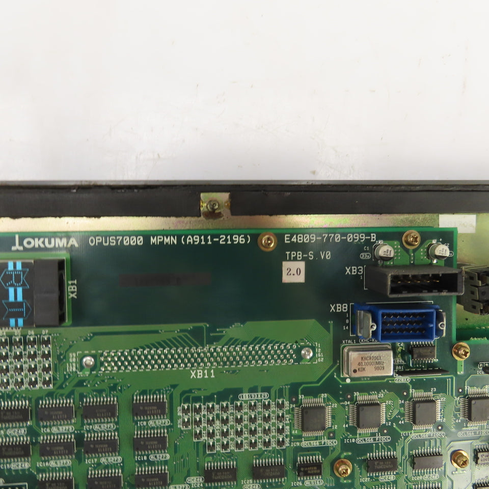 Okuma MX-45VAE E0105-566-103-2 Vertical Machining Center Operator Control Panel
