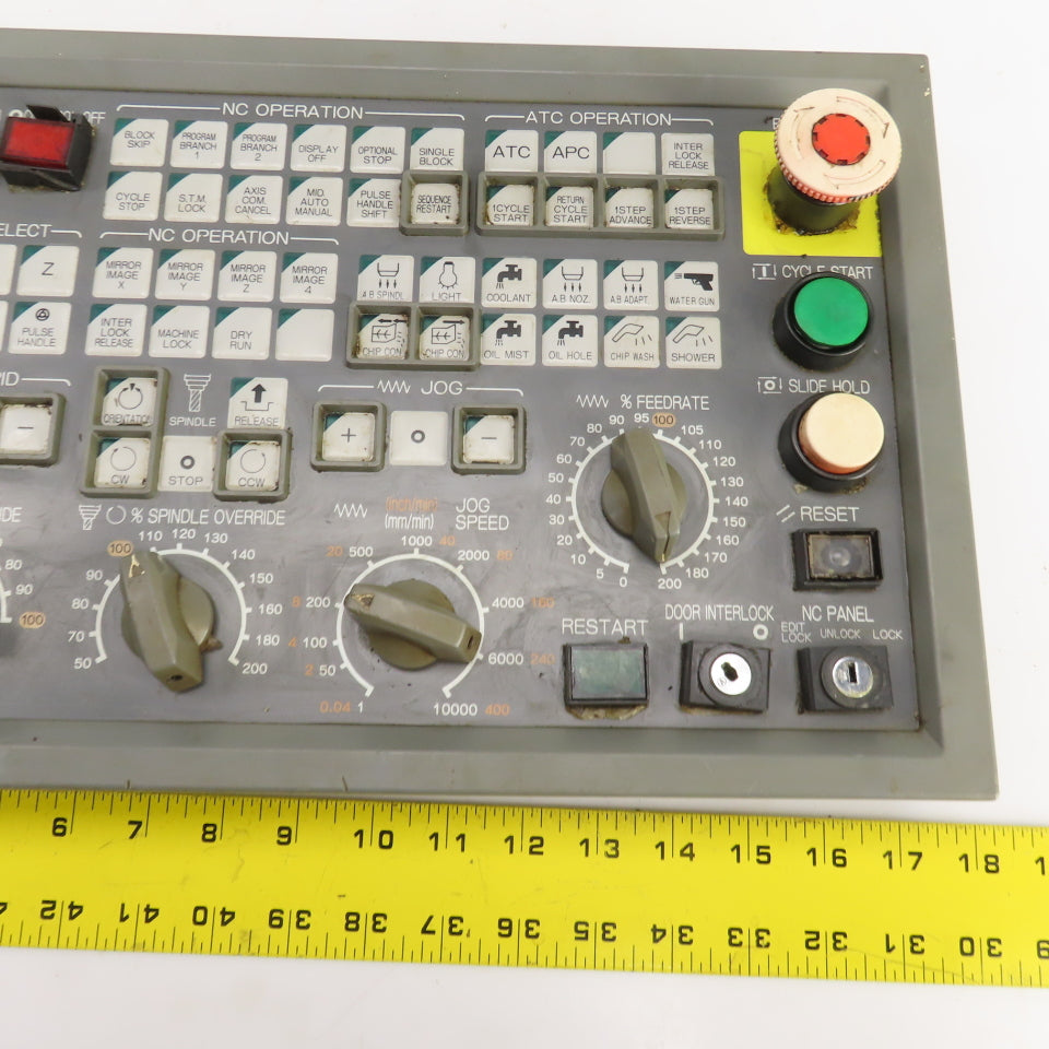Okuma MX-45VAE E0105-566-103-2 Vertical Machining Center Operator Control Panel