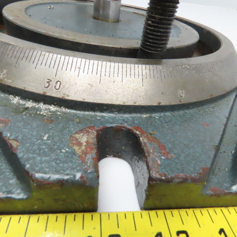 Swivel Base For Bench Vise Believed To Fit 6" Vise Cast Iron 13-1/4" x 12"