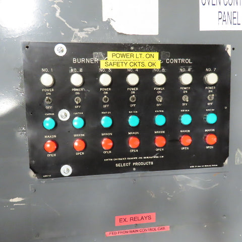 48" x 36" x 8" Wall Mount Electrical Enclosure W/Backplate & 21 Indicators
