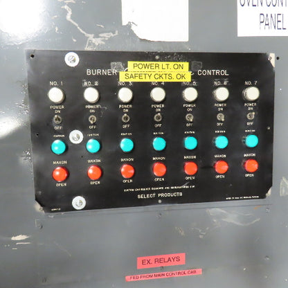 48" x 36" x 8" Wall Mount Electrical Enclosure W/Backplate & 21 Indicators