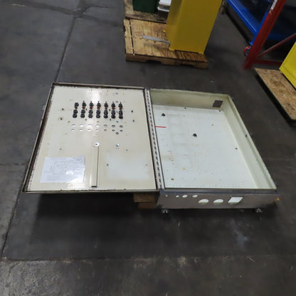 48" x 36" x 8" Wall Mount Electrical Enclosure W/Backplate & 21 Indicators