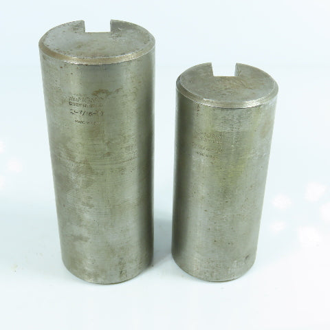 Dumont 2-1/4" & 2-7/16" - D Plain Keyway Broach Bushing Lot of 2