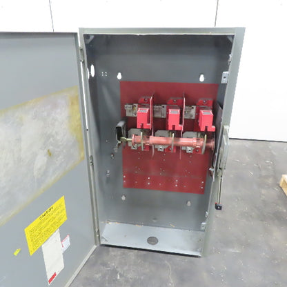 Square D HU365 400A 600V  Heavy Duty Non Fusible Safety Switch Disconnect