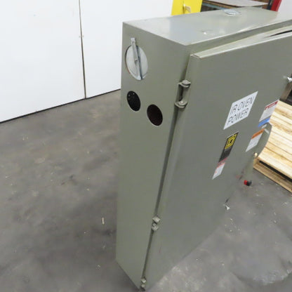Square D HU365 400A 600V  Heavy Duty Non Fusible Safety Switch Disconnect