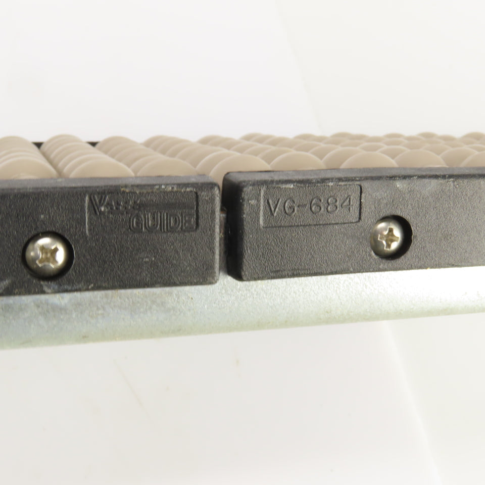 Valu Guide VG-684 Beaded Rail Plated Channel 3-3/4" W x 36" L