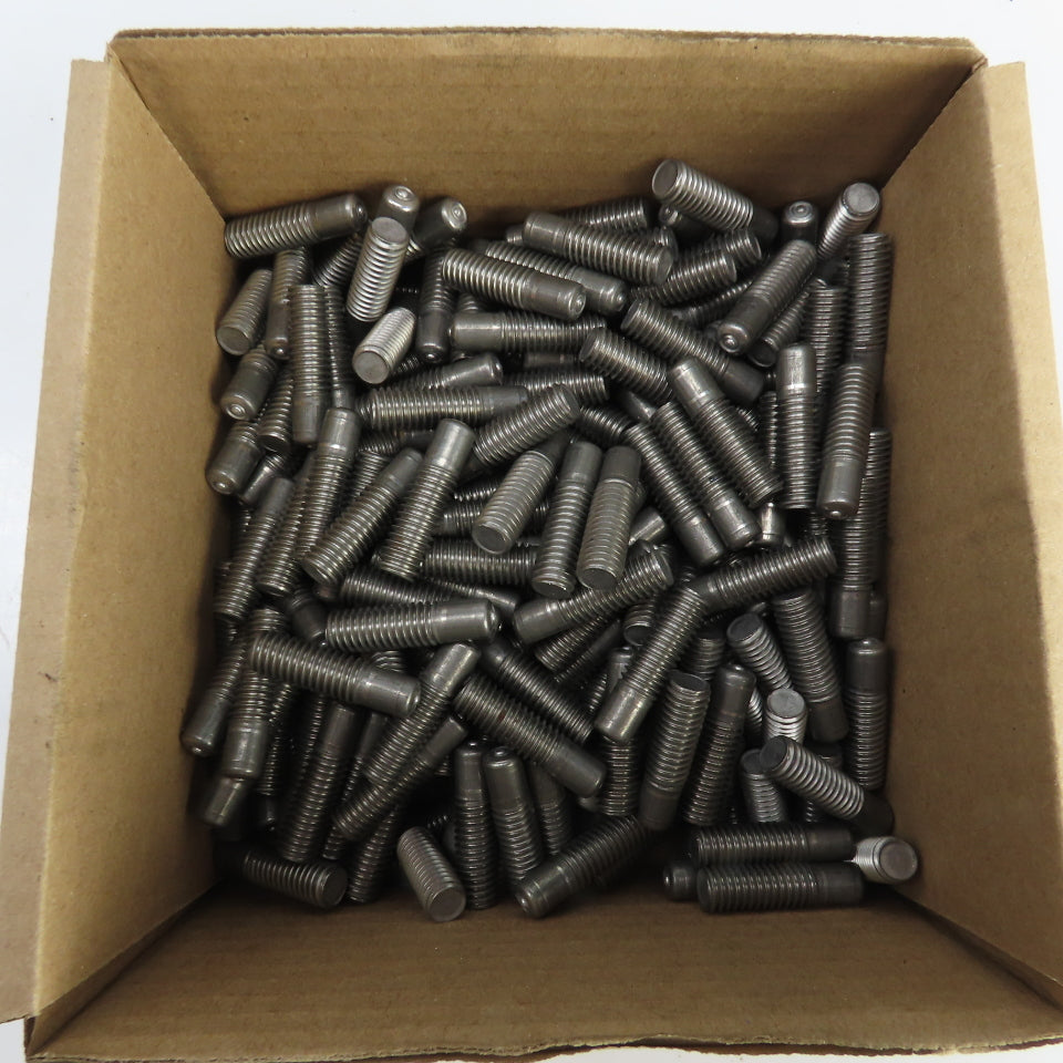 3/8"-16 Partial Threaded Steel Weld Stud 1.4005" OAL 1" Thread Length Lot Of 260