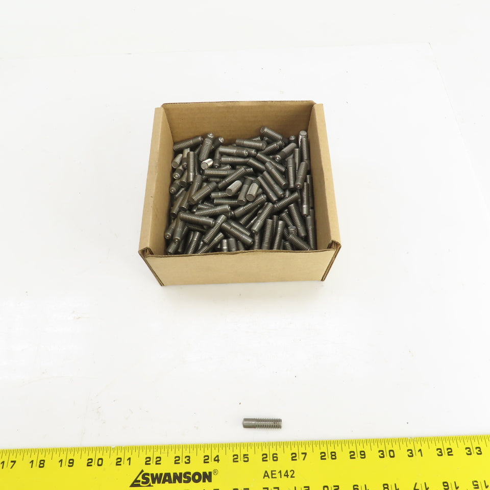 3/8"-16 Partial Threaded Steel Weld Stud 1.4005" OAL 1" Thread Length Lot Of 260
