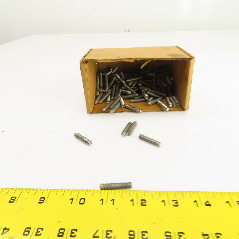 1/4"-20 Threaded Steel Welding Stud 1.185" OAL 1" Thread Length Lot Of 135