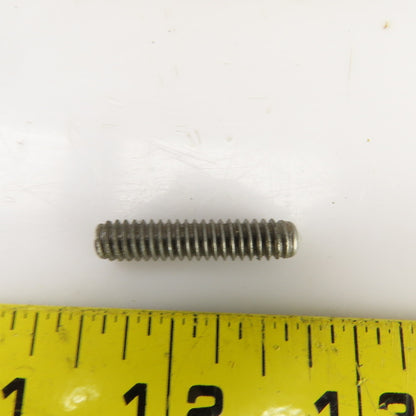 1/4"-20 Threaded Steel Welding Stud 1.185" OAL 1" Thread Length Lot Of 135
