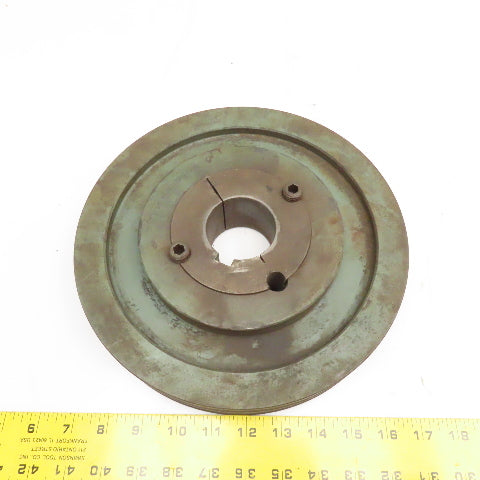 10.3" OD 2 Groove 5V Belt Section Pulley 3230 Taper Lock 2-1/8" Bushing Bore