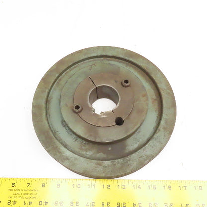 10.3" OD 2 Groove 5V Belt Section Pulley 3230 Taper Lock 2-1/8" Bushing Bore