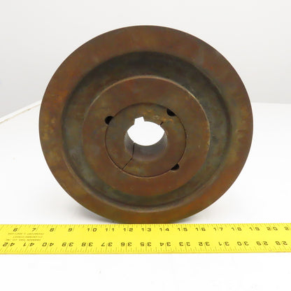 10.3" OD 2 Groove 5V Belt Section Pulley 3230 Taper Lock 2-1/8" Bushing Bore
