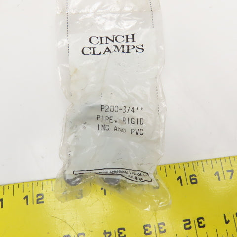 Cinch Clamp P200-3/4" Strut Channel IMC PVC EMT Pipe Clamps Lot Of 65