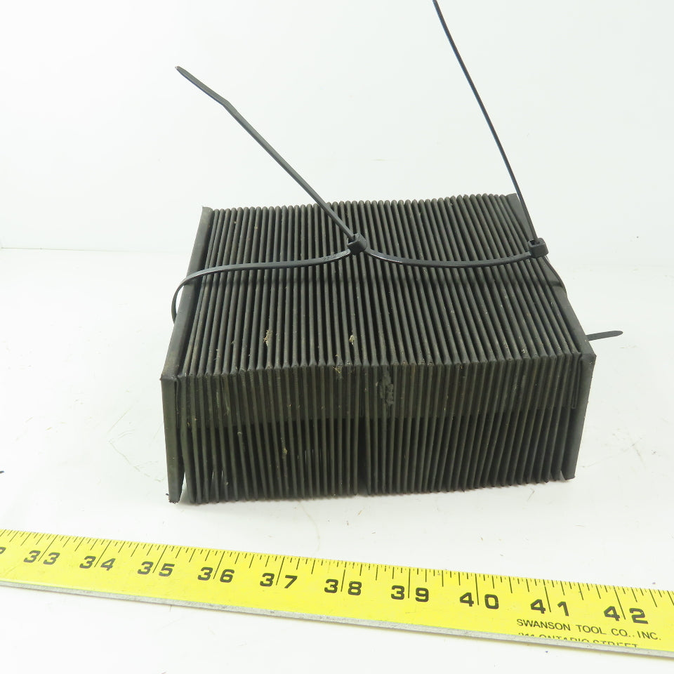 Accordion Way Cover Bellows 93" Extended 1-1/2" x 3-3/8"