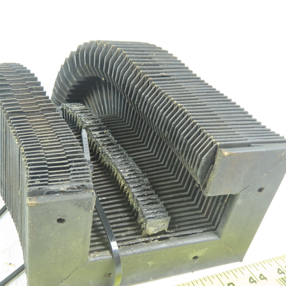 Accordion Way Cover Bellows 93" Extended 1-1/2" x 3-3/8"