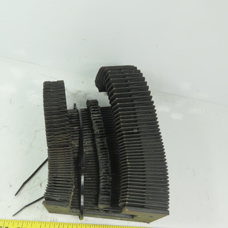 Accordion Way Cover Bellows 93" Extended 1-1/2" x 3-3/8"