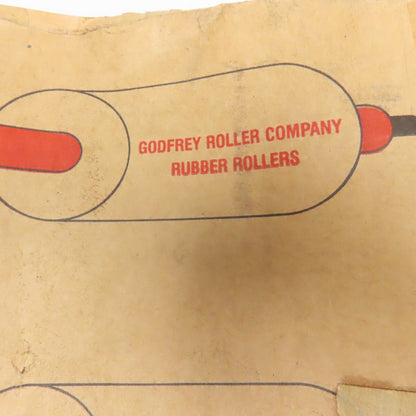 3" x 11-1/2" Rubber Lagged Idle Roller 1-3/4" Bore For Bearing
