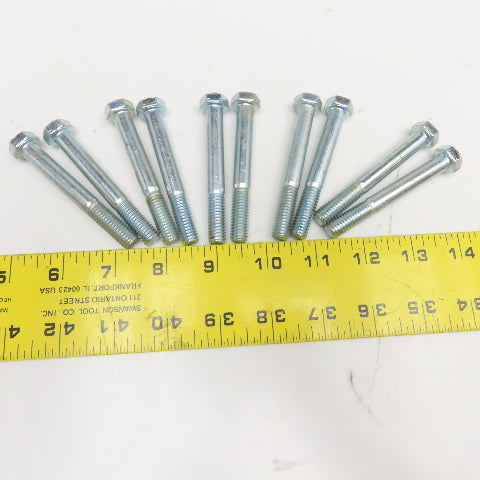 3/8"-16 x 3" Hex Head Cap Screw Lot Of 10