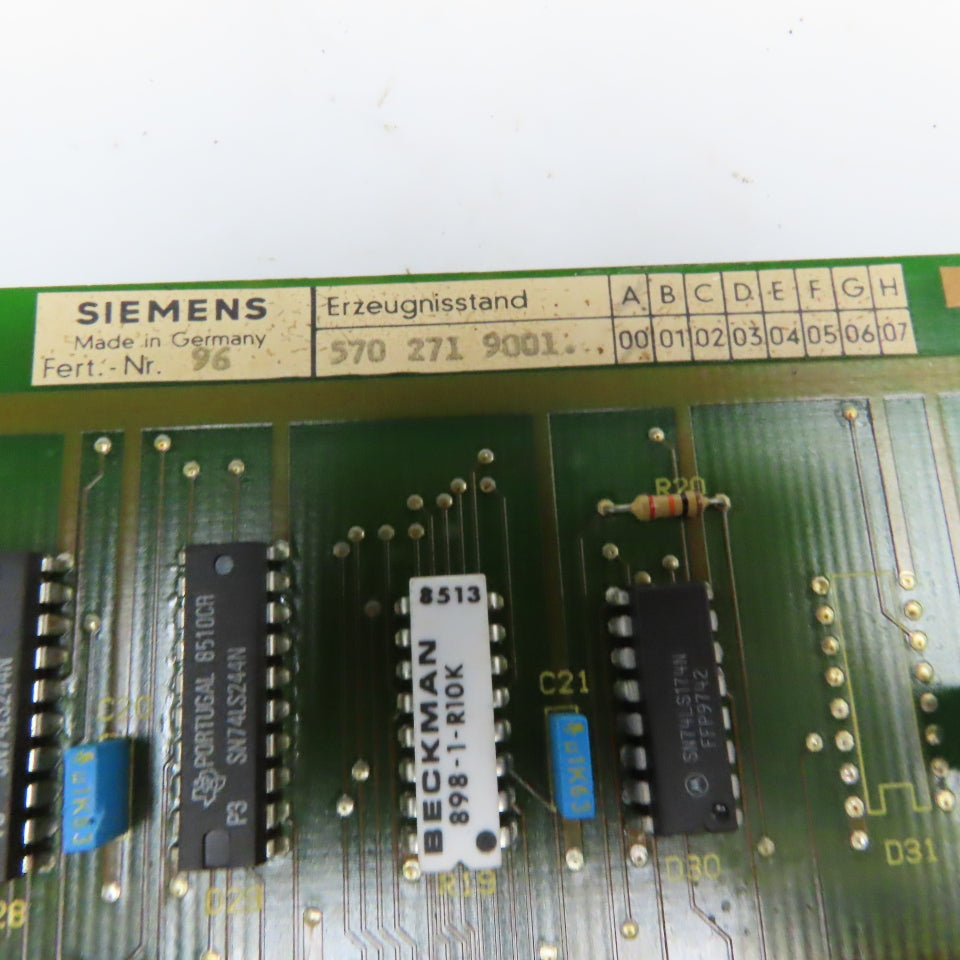 Siemens 6FX1127-1BA00 Interface Circuit Board