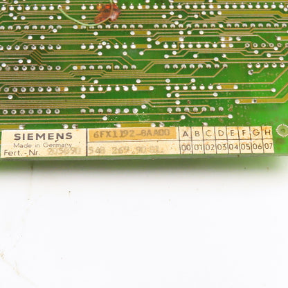Siemens 6FX1192-8AA00 Circuit Board
