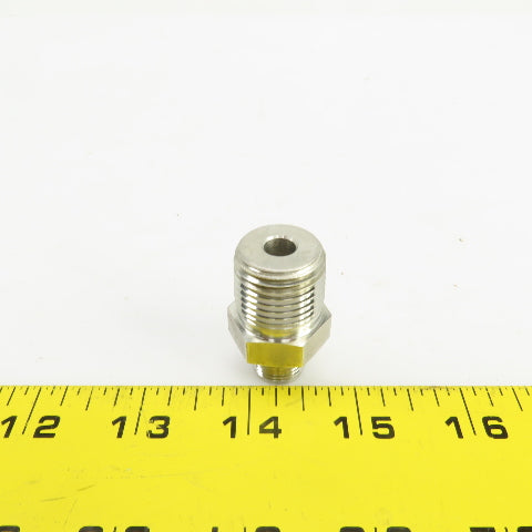 Swagelok Stainless Steel Reducing Adapter 1/2" NPT Male x1/4" Tube Fitting Male