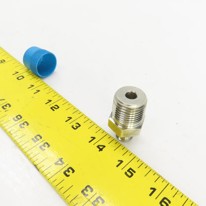 Swagelok Stainless Steel Reducing Adapter 1/2" NPT Male x1/4" Tube Fitting Male