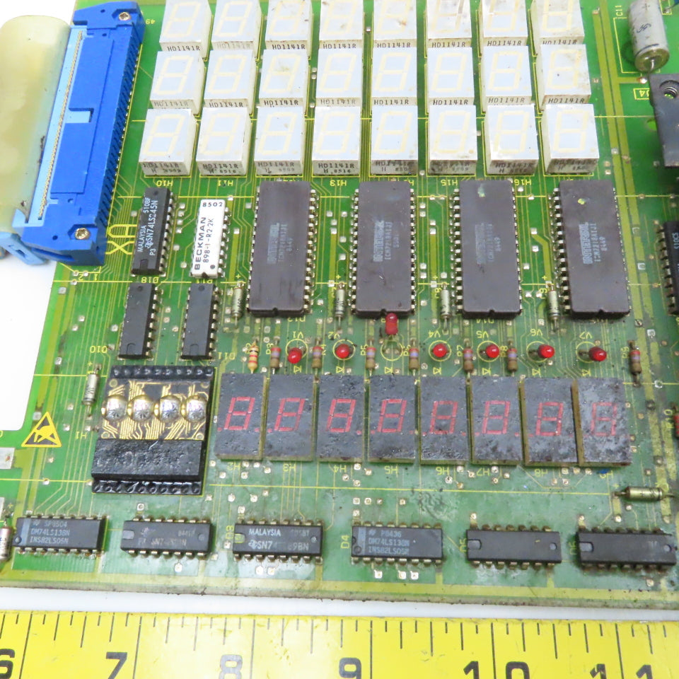 Siemens 6FX1116-0AA00 LCD Character Circuit Board Damaged