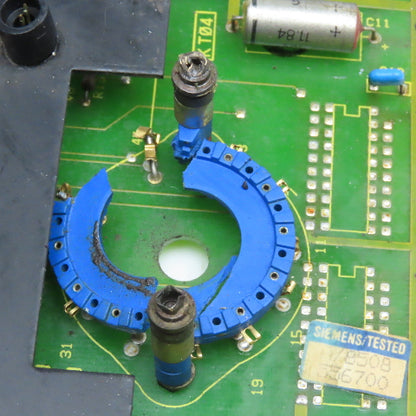 Siemens 6FX1116-0AA00 LCD Character Circuit Board Damaged