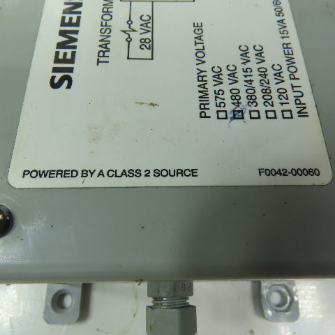 Siemens Dematic F0042-00060 Transformer Assembly 480V Primary 24V Secondary