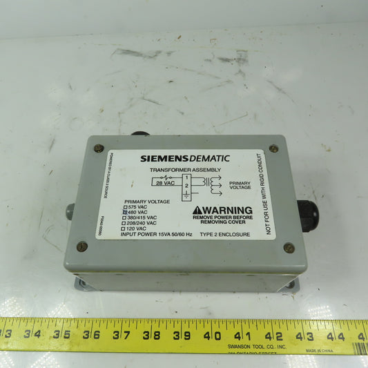 Siemens Dematic F0042-00060 Transformer Assembly 480V Primary 24V Secondary