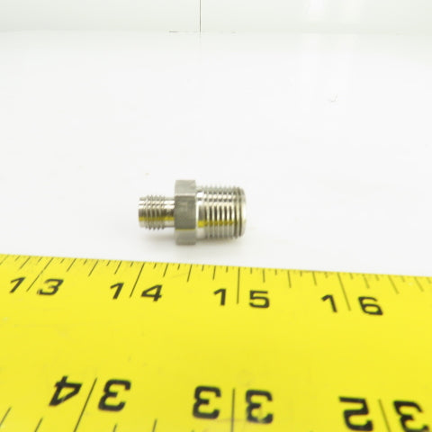 Swagelok Stainless Steel Reducing Adapter 3/8" NPT Male x 1/8" Tube Fitting Male