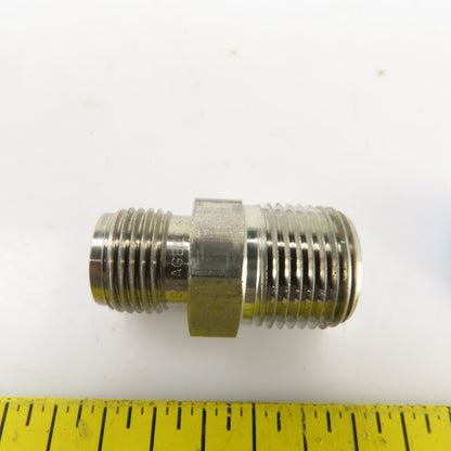 Swagelok Stainless Steel Reducing Adapter 3/8" NPT Male x 1/4" Tube Fitting Male
