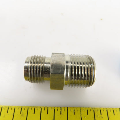Swagelok Stainless Steel Reducing Adapter 3/8" NPT Male x 1/4" Tube Fitting Male