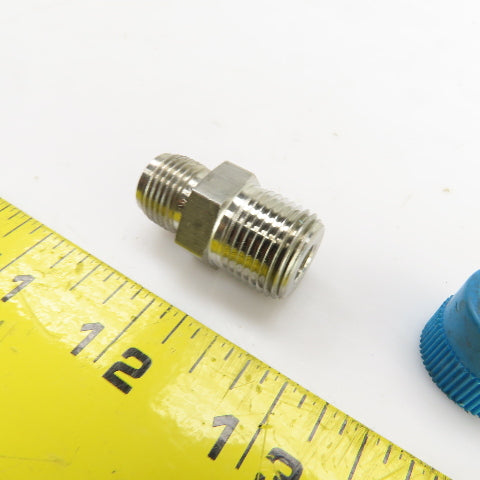 Swagelok Stainless Steel Reducing Adapter 3/8" NPT Male x 1/4" Tube Fitting Male