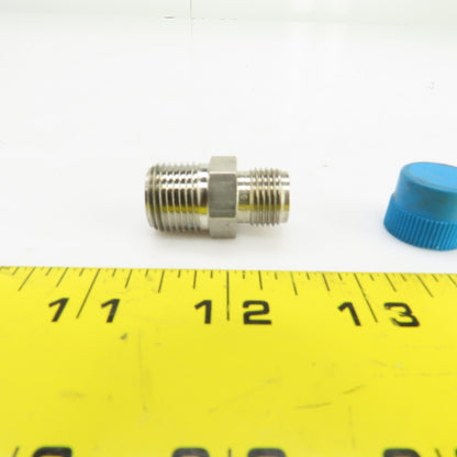 Swagelok Stainless Steel Reducing Adapter 3/8" NPT Male x 1/4" Tube Fitting Male
