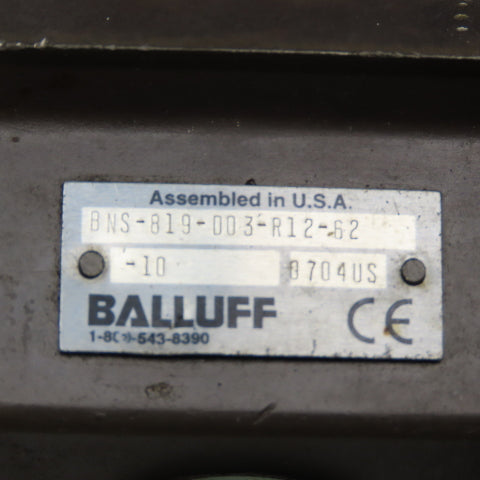 Balluff BNS-819-D03-R12-62 3 Position Roller Plunger Limit Switch