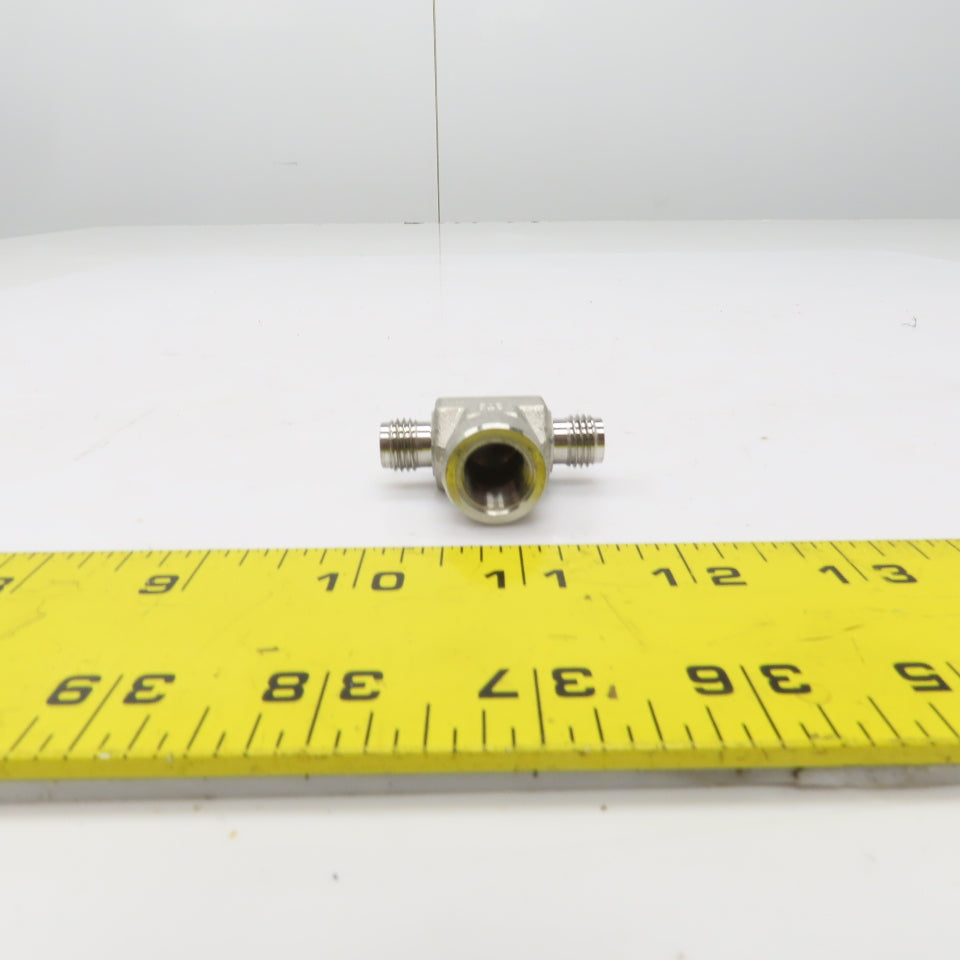 Swagelok Stainless Steel Branch Tee (2) 1/4" Tube OD Male x 3/8" NPT Female