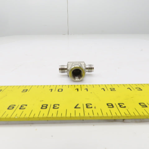 Swagelok Stainless Steel Branch Tee (2) 1/4" Tube OD Male x 3/8" NPT Female