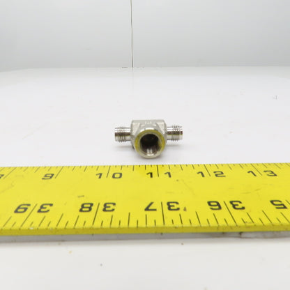 Swagelok Stainless Steel Branch Tee (2) 1/4" Tube OD Male x 3/8" NPT Female