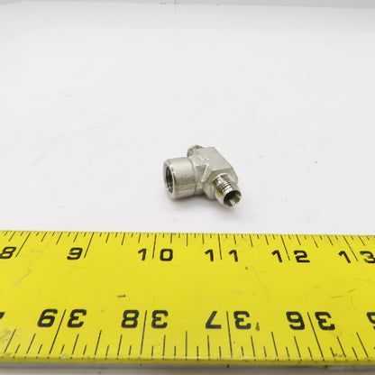 Swagelok Stainless Steel Branch Tee (2) 1/4" Tube OD Male x 3/8" NPT Female