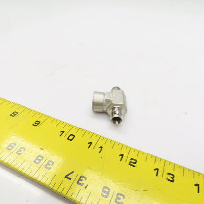Swagelok Stainless Steel Branch Tee (2) 1/4" Tube OD Male x 3/8" NPT Female