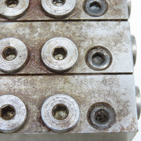 Trabon MSP Lubriquip Lubrication Divider Block Manifold MSP-05T MSP-05S