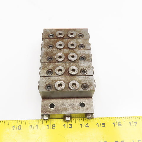 Trabon MSP Lubriquip Lubrication Divider Block Manifold MSP-05T MSP-05S