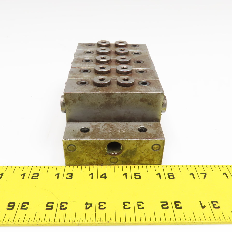 Trabon MSP Lubriquip Lubrication Divider Block Manifold MSP-05T MSP-05S