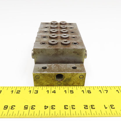 Trabon MSP Lubriquip Lubrication Divider Block Manifold MSP-05T MSP-05S