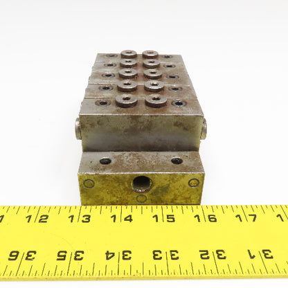 Trabon MSP Lubriquip Lubrication Divider Block Manifold MSP-05T MSP-05S