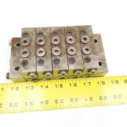 Trabon MSP Lubriquip Lubrication Divider Block Manifold MSP-05T MSP-05S